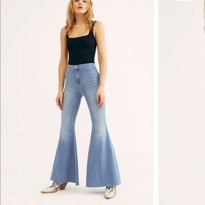 Free People Just Float On Flare Jeans